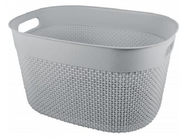 Корзина для хранения OSLO 18л серый шторм